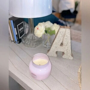 GOLD GLITTER AND PEARL DECORATIVE BLOCK LETTER “A” 7x8x2